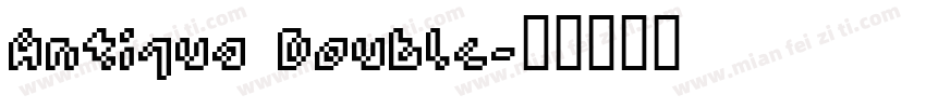 Antiqua Double字体转换